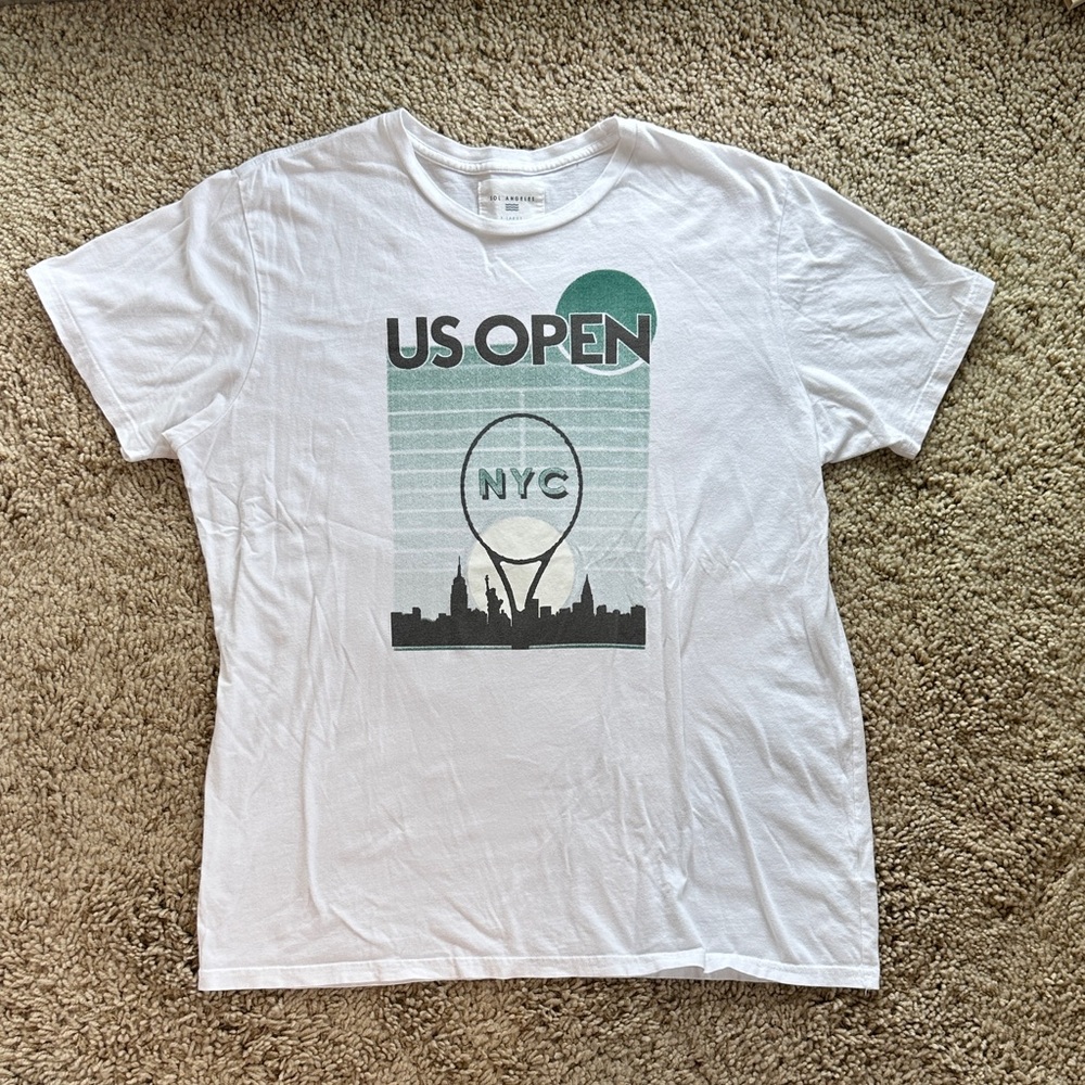 White US Open NYC Graphic T-Shirt